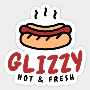 Hot and Fresh Hotdog Sticker